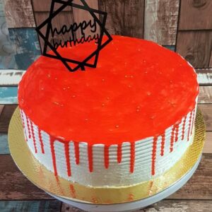 Vanilla Strawberry Delight Cake (₹ 650/-)