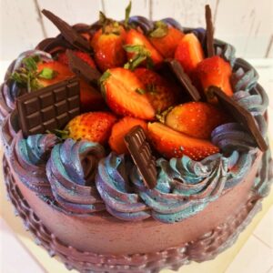 Strawberry Kissed Chocolate Dream Cake (₹ 670/-)